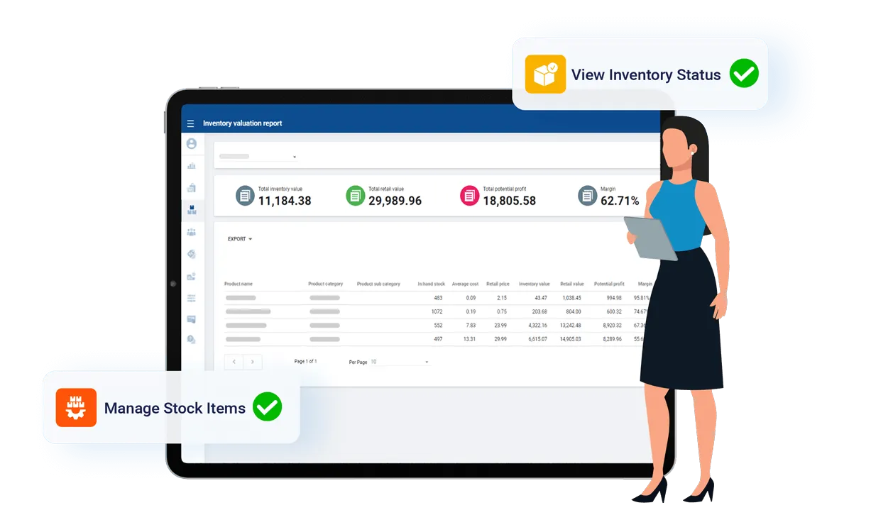 Clotouch advanced inventory management dashboard