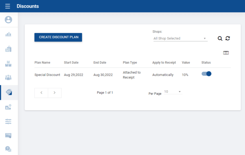 Discounts Management