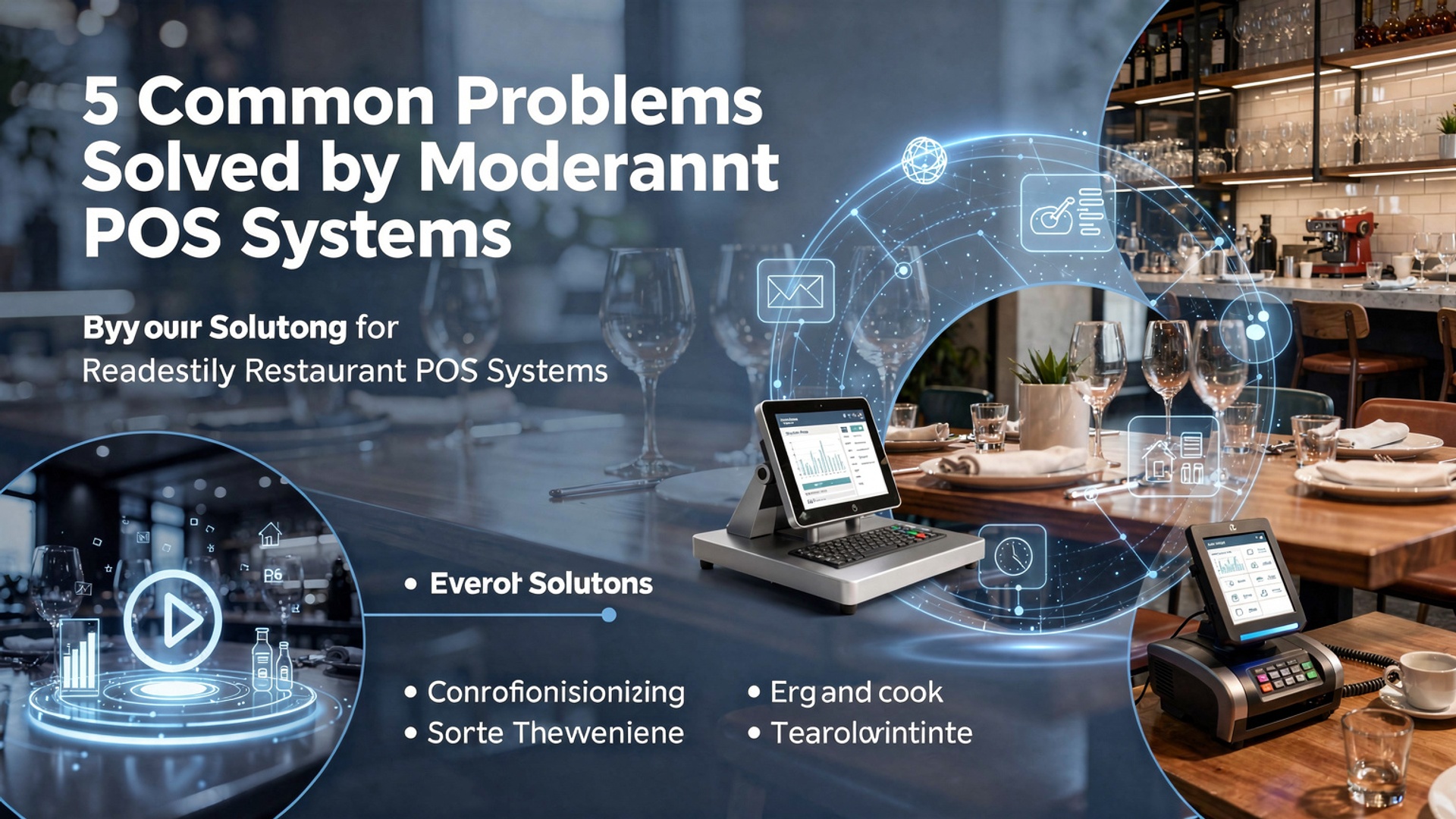 5 common problems solved by modern restaurant POS systems featured