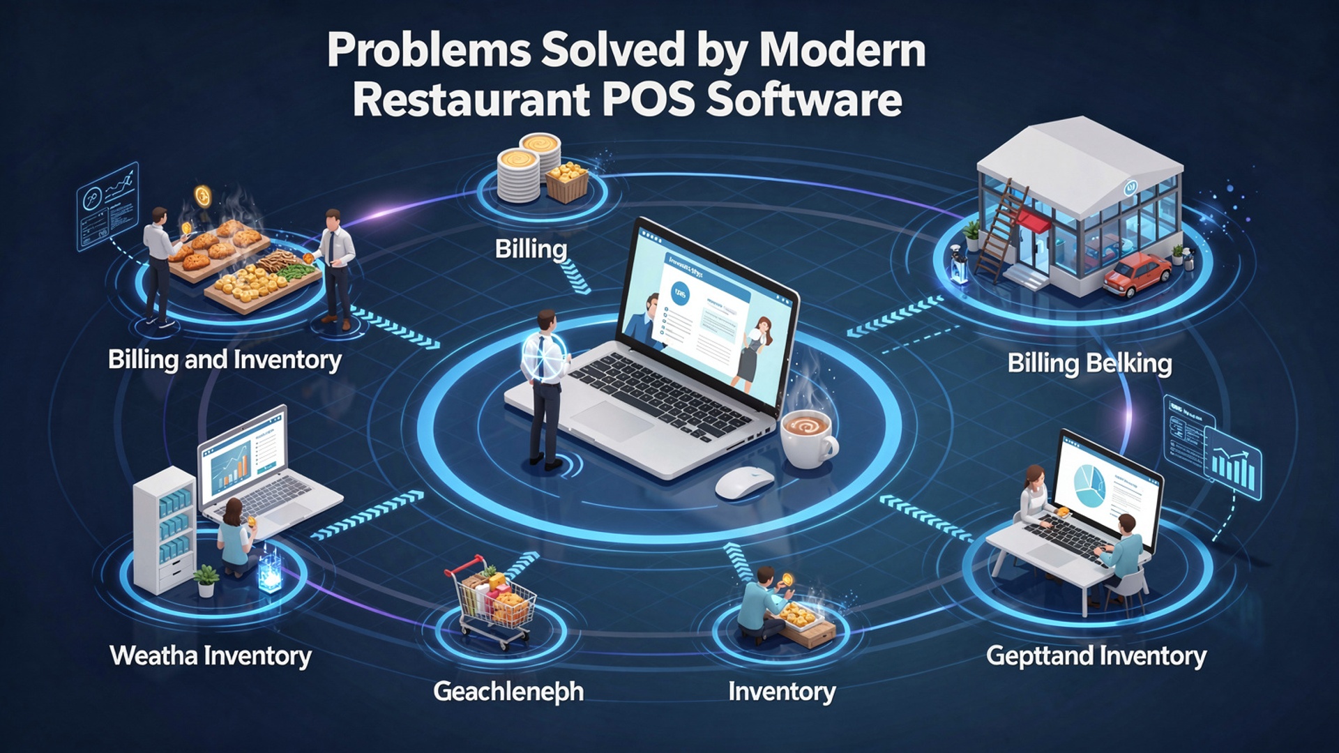 5 common problems solved by modern restaurant POS software featured