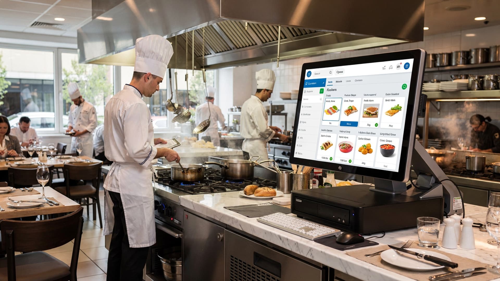 How to set up a POS software with kitchen display system for better efficiency featured